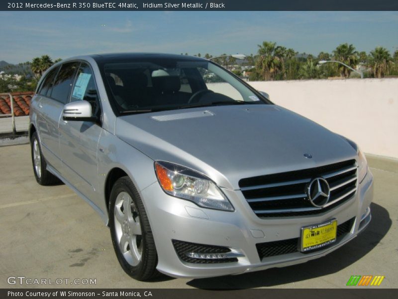 Iridium Silver Metallic / Black 2012 Mercedes-Benz R 350 BlueTEC 4Matic