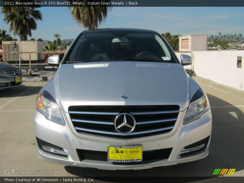 Iridium Silver Metallic / Black 2012 Mercedes-Benz R 350 BlueTEC 4Matic