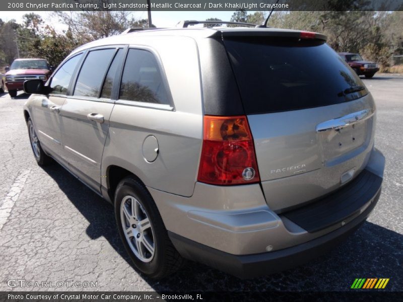 Light Sandstone Metallic Clearcoat / Dark Khaki/Light Graystone 2008 Chrysler Pacifica Touring