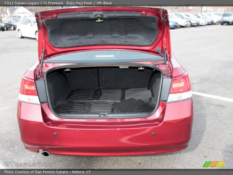 Ruby Red Pearl / Off-Black 2011 Subaru Legacy 2.5i Premium