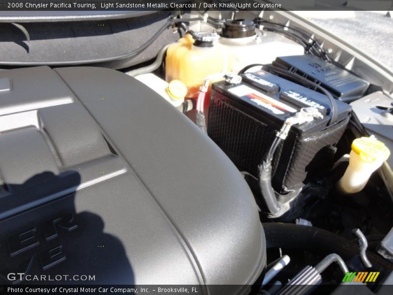 Light Sandstone Metallic Clearcoat / Dark Khaki/Light Graystone 2008 Chrysler Pacifica Touring