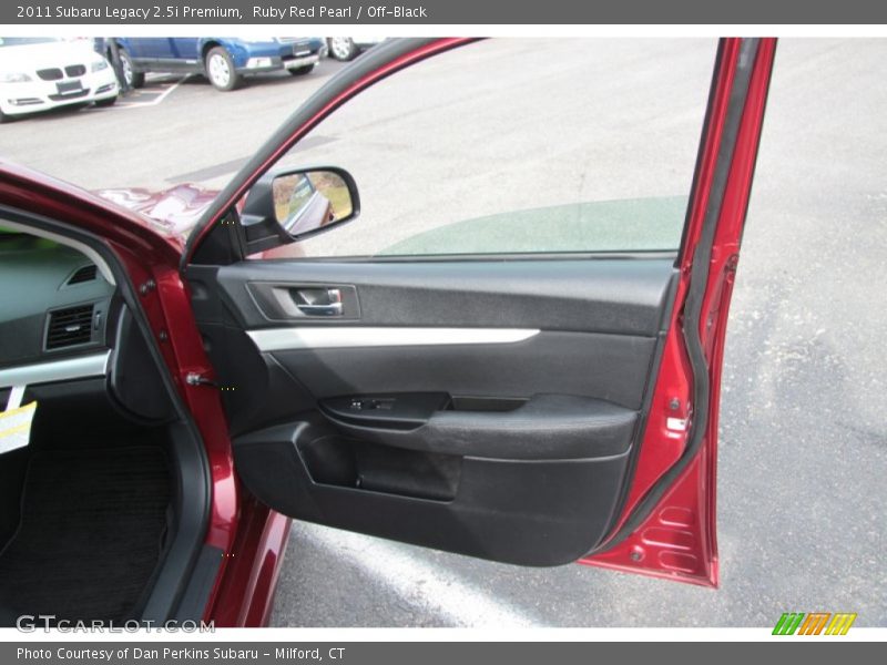 Ruby Red Pearl / Off-Black 2011 Subaru Legacy 2.5i Premium