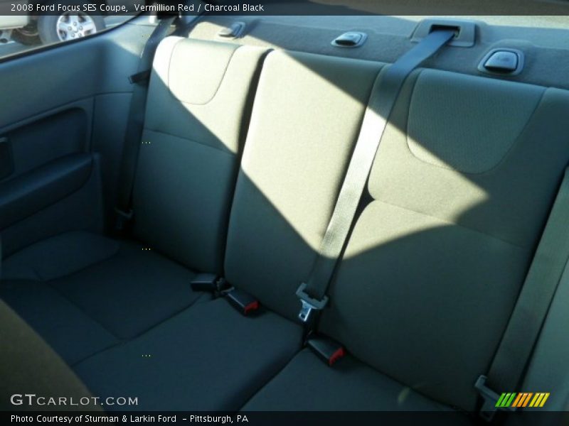 Vermillion Red / Charcoal Black 2008 Ford Focus SES Coupe