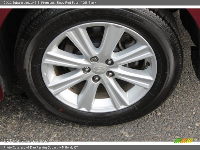 Ruby Red Pearl / Off-Black 2011 Subaru Legacy 2.5i Premium