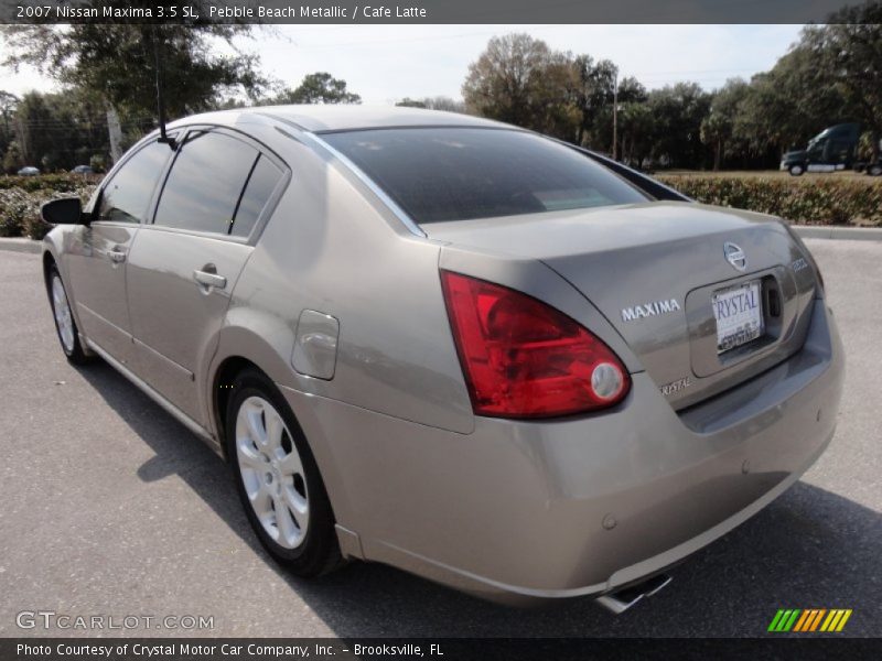 Pebble Beach Metallic / Cafe Latte 2007 Nissan Maxima 3.5 SL