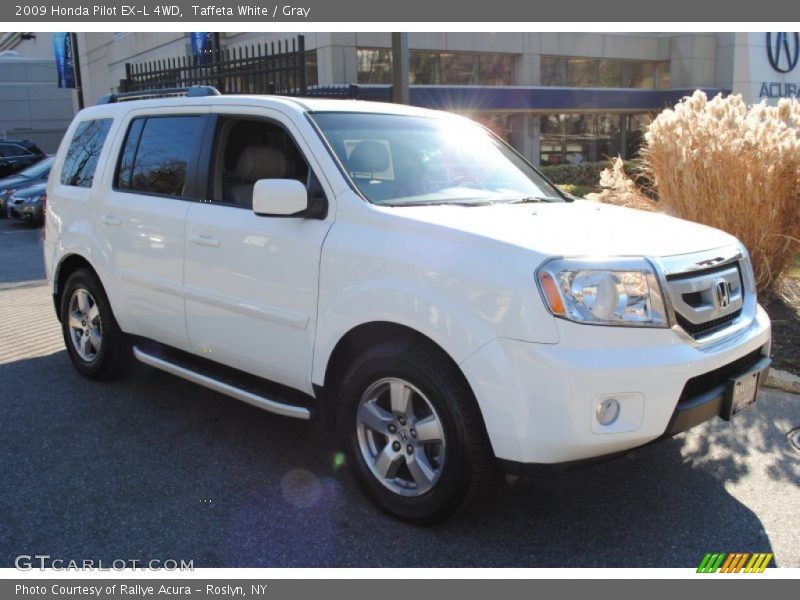 Taffeta White / Gray 2009 Honda Pilot EX-L 4WD