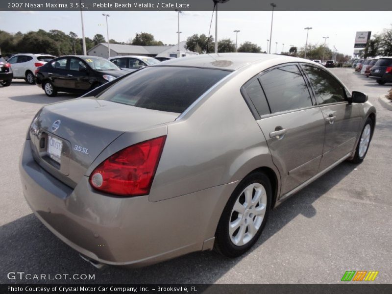 Pebble Beach Metallic / Cafe Latte 2007 Nissan Maxima 3.5 SL