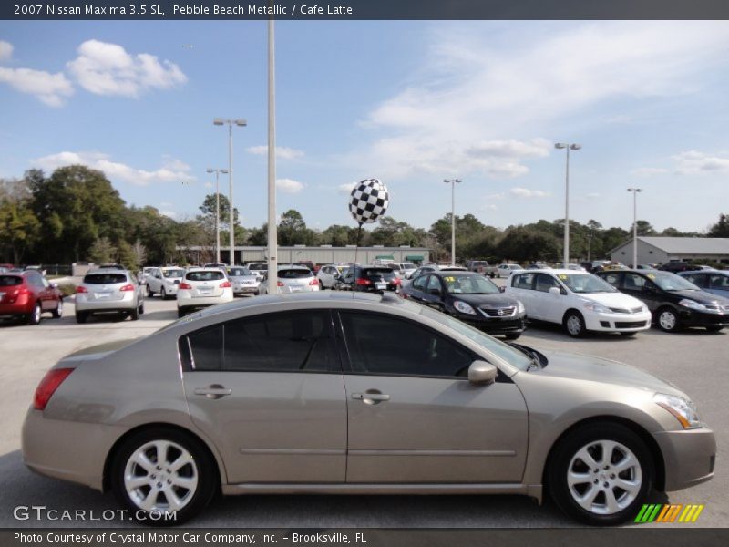 Pebble Beach Metallic / Cafe Latte 2007 Nissan Maxima 3.5 SL