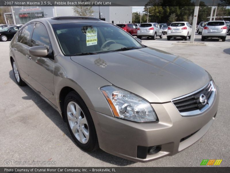 Pebble Beach Metallic / Cafe Latte 2007 Nissan Maxima 3.5 SL