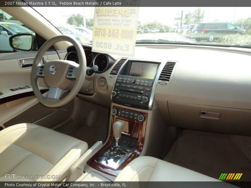Pebble Beach Metallic / Cafe Latte 2007 Nissan Maxima 3.5 SL