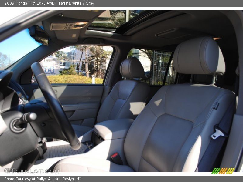 Taffeta White / Gray 2009 Honda Pilot EX-L 4WD