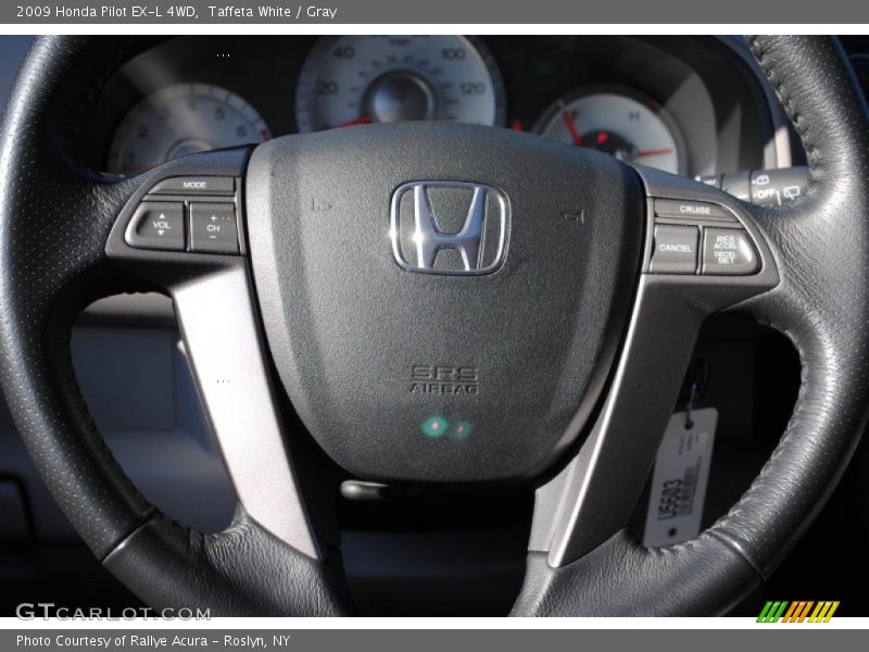 Taffeta White / Gray 2009 Honda Pilot EX-L 4WD