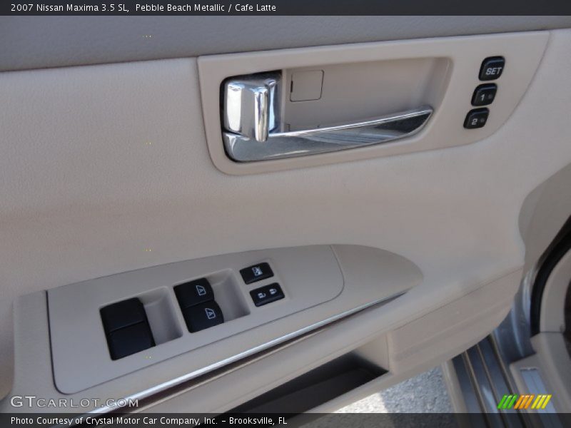 Pebble Beach Metallic / Cafe Latte 2007 Nissan Maxima 3.5 SL