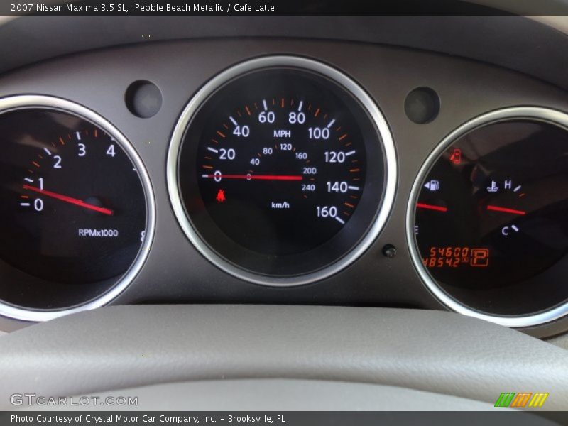 Pebble Beach Metallic / Cafe Latte 2007 Nissan Maxima 3.5 SL