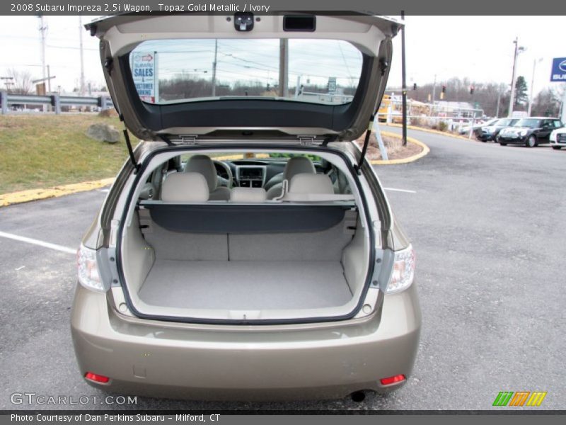 Topaz Gold Metallic / Ivory 2008 Subaru Impreza 2.5i Wagon