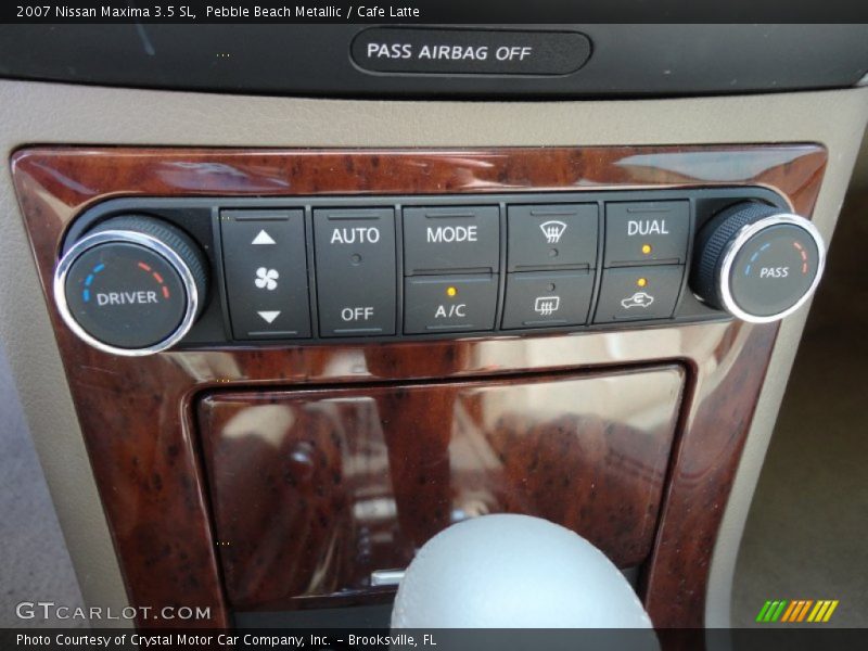 Pebble Beach Metallic / Cafe Latte 2007 Nissan Maxima 3.5 SL