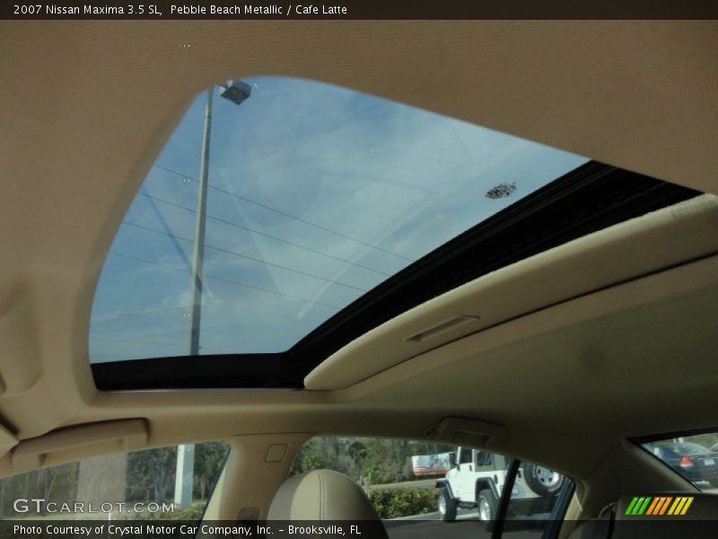 Pebble Beach Metallic / Cafe Latte 2007 Nissan Maxima 3.5 SL