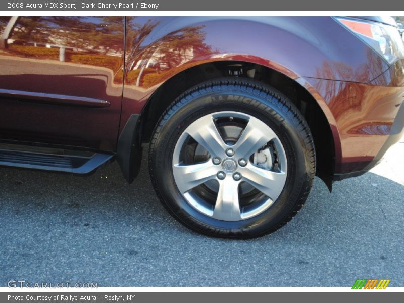 Dark Cherry Pearl / Ebony 2008 Acura MDX Sport