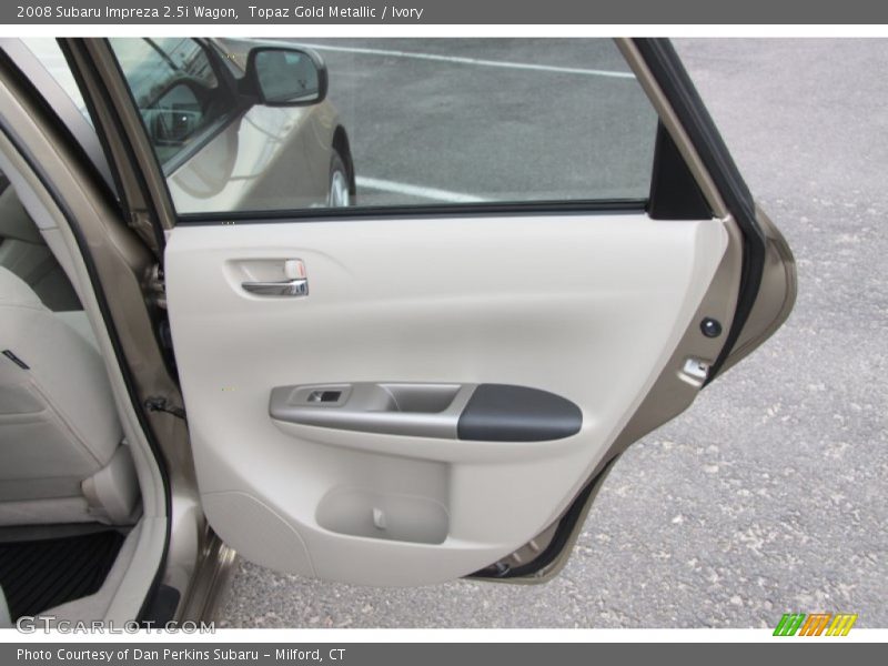Topaz Gold Metallic / Ivory 2008 Subaru Impreza 2.5i Wagon