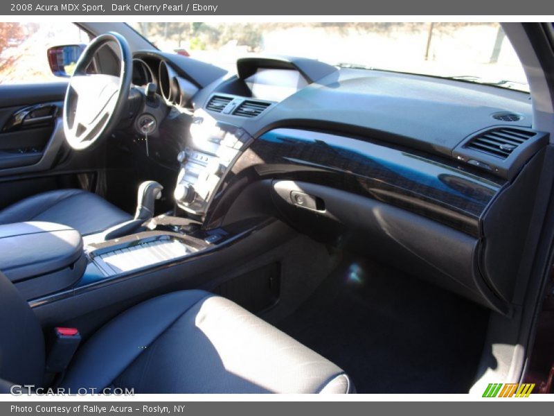 Dark Cherry Pearl / Ebony 2008 Acura MDX Sport