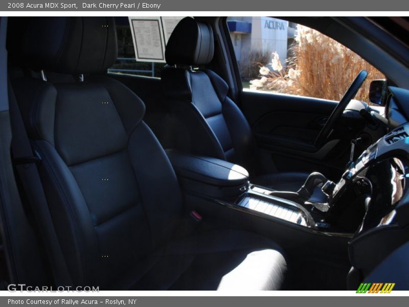 Dark Cherry Pearl / Ebony 2008 Acura MDX Sport