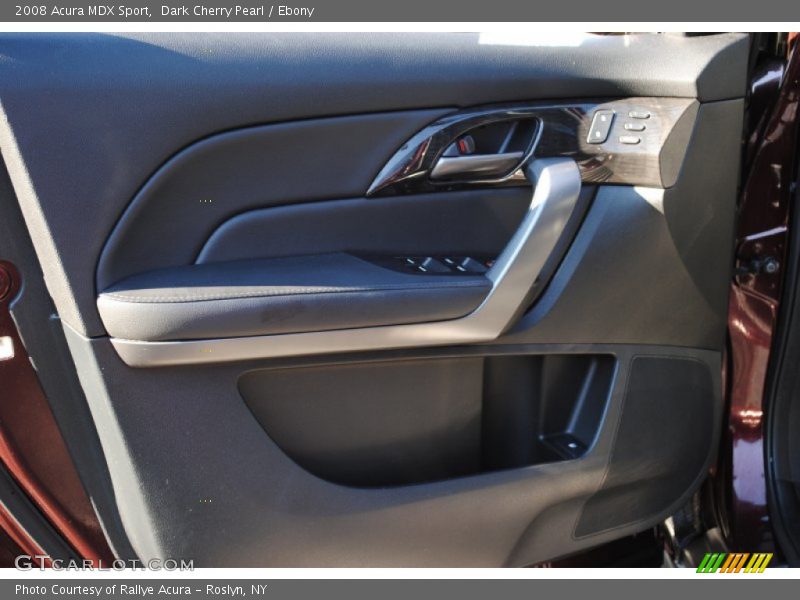 Dark Cherry Pearl / Ebony 2008 Acura MDX Sport