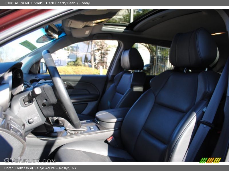 Dark Cherry Pearl / Ebony 2008 Acura MDX Sport