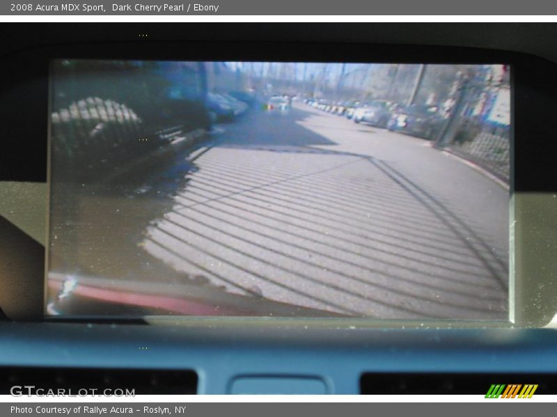Dark Cherry Pearl / Ebony 2008 Acura MDX Sport