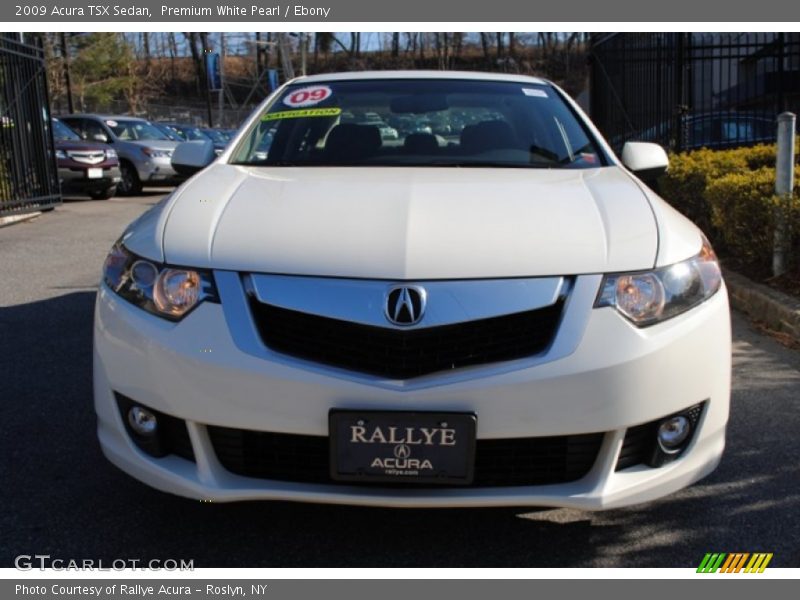 Premium White Pearl / Ebony 2009 Acura TSX Sedan