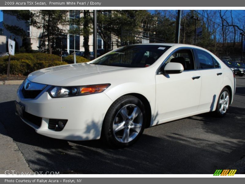 Premium White Pearl / Ebony 2009 Acura TSX Sedan