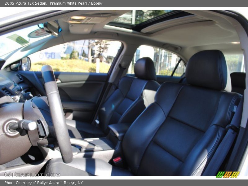 Premium White Pearl / Ebony 2009 Acura TSX Sedan
