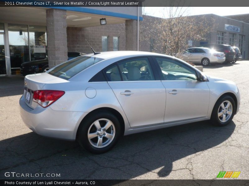 Silver Ice Metallic / Cocoa/Light Neutral Leather 2011 Chevrolet Cruze LT
