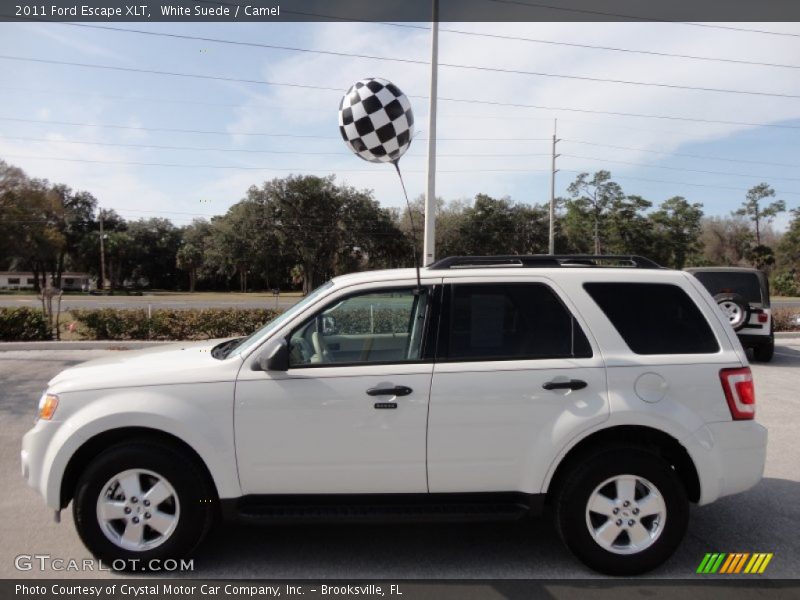 White Suede / Camel 2011 Ford Escape XLT