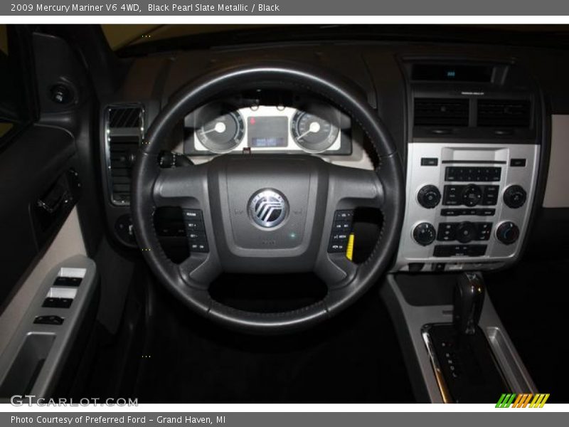 Black Pearl Slate Metallic / Black 2009 Mercury Mariner V6 4WD