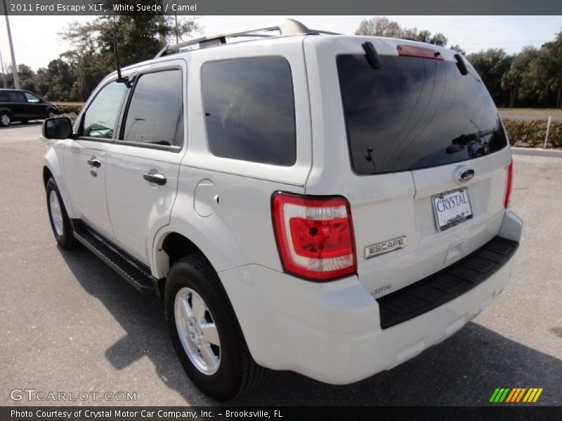 White Suede / Camel 2011 Ford Escape XLT