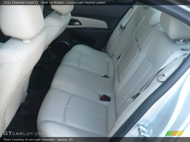 Silver Ice Metallic / Cocoa/Light Neutral Leather 2011 Chevrolet Cruze LT