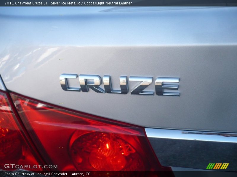 Silver Ice Metallic / Cocoa/Light Neutral Leather 2011 Chevrolet Cruze LT