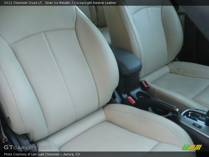 Silver Ice Metallic / Cocoa/Light Neutral Leather 2011 Chevrolet Cruze LT