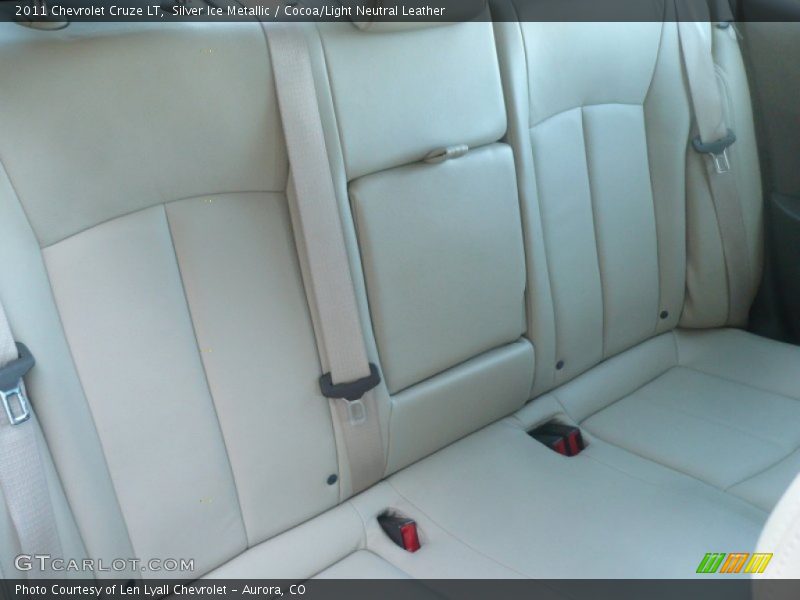 Silver Ice Metallic / Cocoa/Light Neutral Leather 2011 Chevrolet Cruze LT