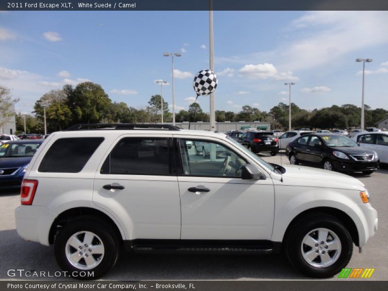 White Suede / Camel 2011 Ford Escape XLT