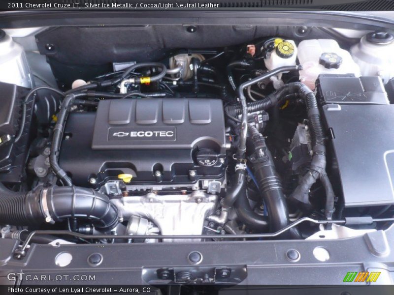 Silver Ice Metallic / Cocoa/Light Neutral Leather 2011 Chevrolet Cruze LT