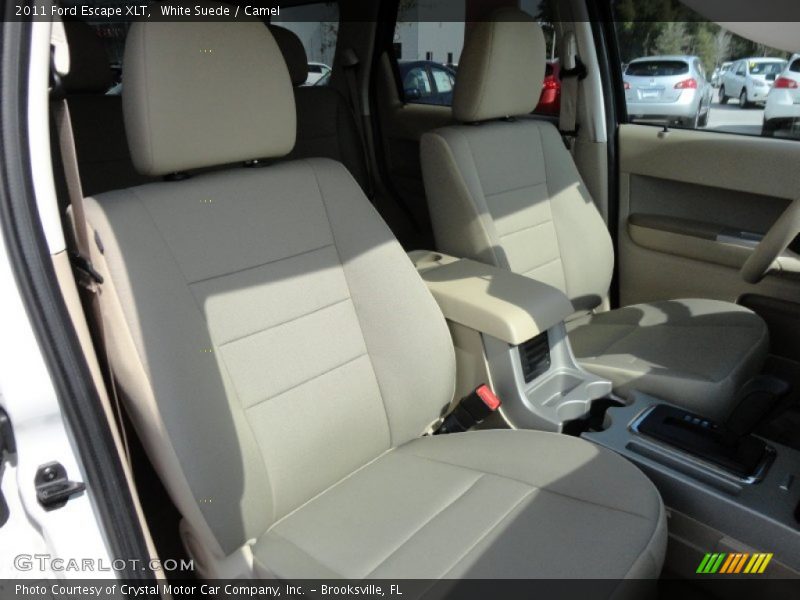 White Suede / Camel 2011 Ford Escape XLT