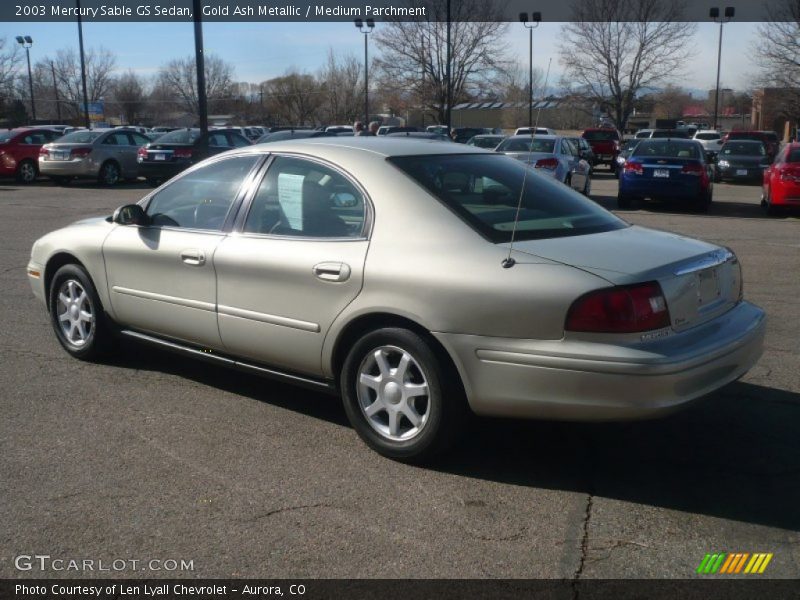 Gold Ash Metallic / Medium Parchment 2003 Mercury Sable GS Sedan