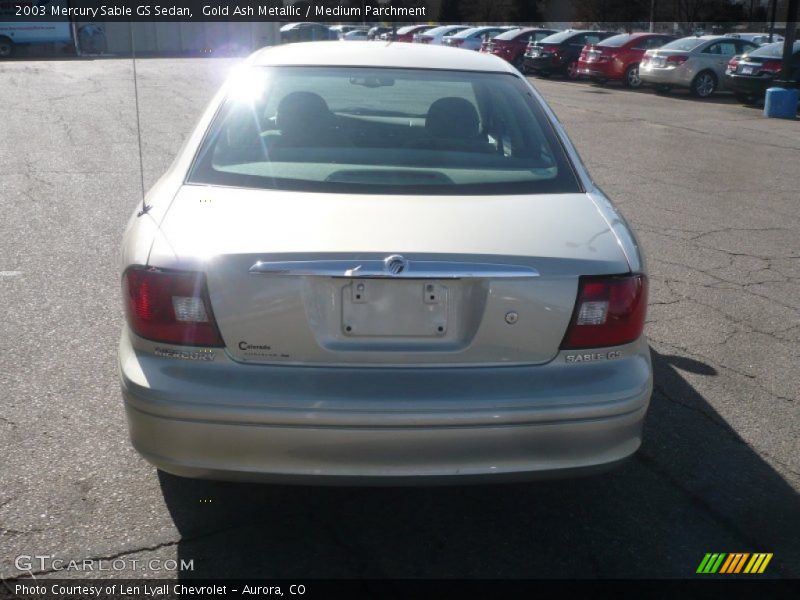 Gold Ash Metallic / Medium Parchment 2003 Mercury Sable GS Sedan