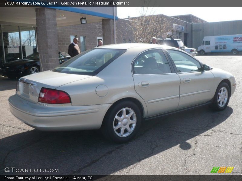 Gold Ash Metallic / Medium Parchment 2003 Mercury Sable GS Sedan