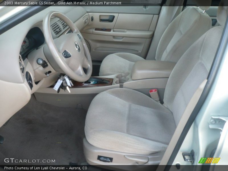 Gold Ash Metallic / Medium Parchment 2003 Mercury Sable GS Sedan