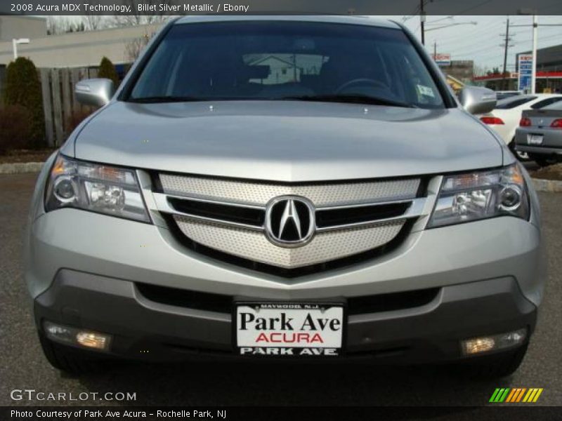 Billet Silver Metallic / Ebony 2008 Acura MDX Technology