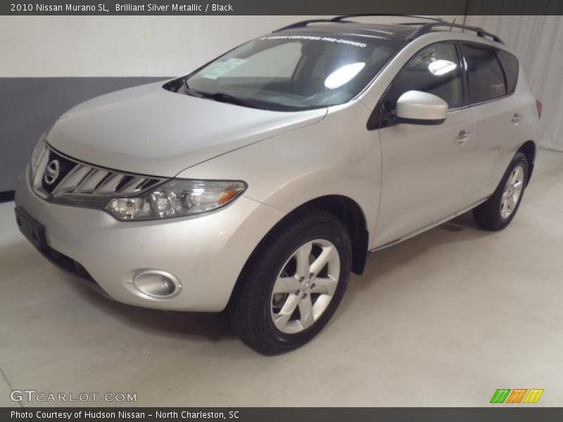 Brilliant Silver Metallic / Black 2010 Nissan Murano SL
