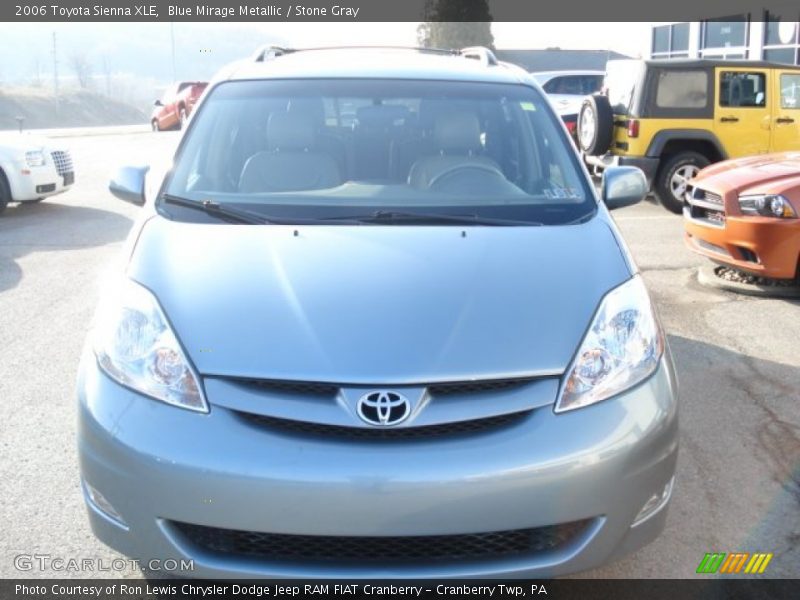 Blue Mirage Metallic / Stone Gray 2006 Toyota Sienna XLE