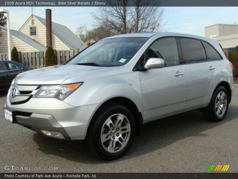 Billet Silver Metallic / Ebony 2008 Acura MDX Technology
